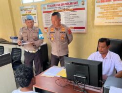 Pastikan Pelayanan Berjalan Lancar, Kapolres Aceh Barat Sidak Ruang SPKT dan SKCK