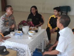 Ajak Jaga Kamtibmas Bersama, Kasat Binmas Sambangi Senkom Aceh Barat