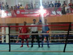 Lolos Ke Semifinal Cabor Muaythai, Kontingen Nagan Raya Ditantang Dua Kabupaten Timur dan Utara