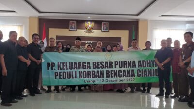 WAJIB BACA…!Purna Adhyaksa Berikan Bantuan ke Korban Gempa Cianjur