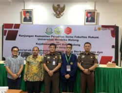 Semangat Mengajar Kejari Kota Malang Bareng Mahasiswa
