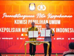 MoU dengan KPU, Kapolri: Syarat Mutlak Jaga Persatuan Kesatuan di Pemilu 2024 