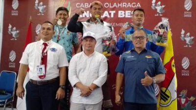 Atlet Angkat Besi Aceh Barat Raih 2 Medali Emas Pada Event PORA XIV