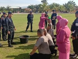 Danyon C Pelopor Pimpin Upacara Korp Raport Kenaikan Pangkat