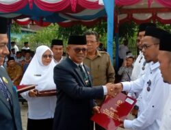 Upacara Hari Amal Bakti Ke-77 Di Aceh Utara Berlangsung Khidmat
