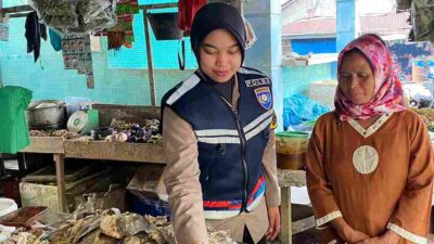 Bhabinkamtibmas Polsek Teupah Selatan Sambangi Kios Sembako Milik Warga Binaan