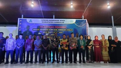 Pj Bupati Simeulue Resmi Lantik Dewan Kesenian Daerah