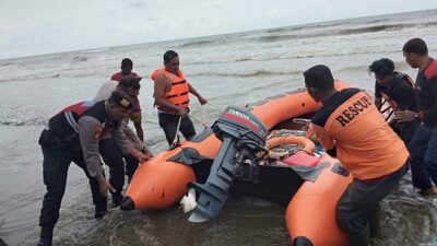 Santri Terseret Arus Laut, Tim Gabungan dan Masyarakat Lakukan Pencarian