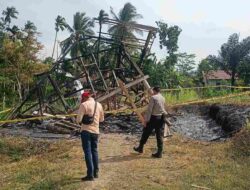 Kandang Ternak Milik BUMG Diduga Dibakar OTK