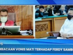 Secara Sah dan Meyakinkan Bersalah, Majelis Hakim Vonis Hukuman Mati Ferdy Sambo