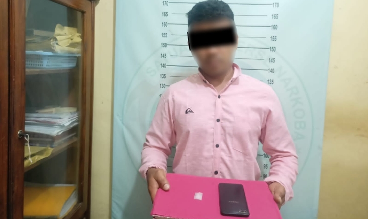 Simpan Sabu Dalam Dompet, Pemuda di Pidie Ditangkap Polisi 1 Pidie sabu