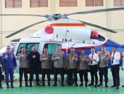Kapolda Aceh Cek Kepatutan Operasional Helikopter