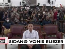 Majelis Hakim Vonis Richard Eliezer 1,6 Tahun Penjara