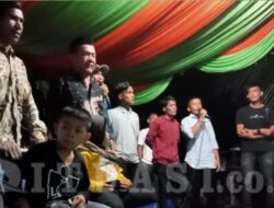 Sambut Tamu Lawatan Desa Lhok Paok, Pemuda Kuta Baru Santuni Anak Yatim