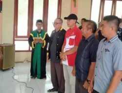 Very Puput Hidayat Resmi Lantik Panitia Pelaksana Turnamen Hut Simeulue Cut Cup I