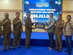 Badan Pengelolan Keuangan Aceh Serahkan 94 Juta Donasi Untuk Turky ke BPBA