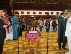Achmad Marzuki Lantik Alhudri Sebagai Pj Bupati Gayo Lues