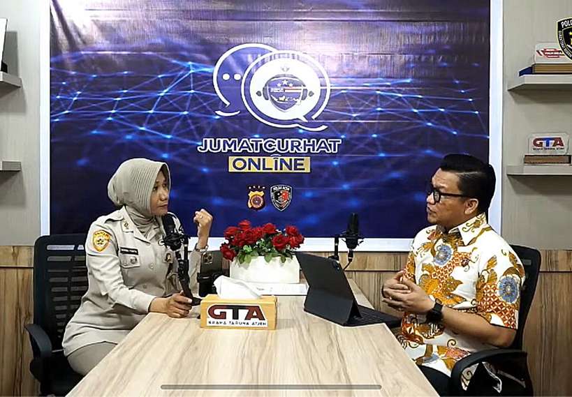 Polda Aceh Gelar Jumat Curhat secara Online 1 Jumat Curhat