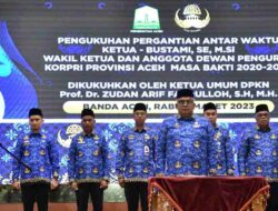 Bustami Dikukuhkan Sebagai Ketua Korpri Aceh Masa Bakti 2020-2024