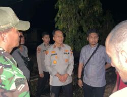 Polres Simeulue Tinjau Lokasi Kebakaran PLTD Desa Kampung Aie
