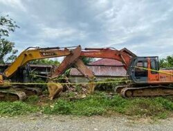 Polisi Amankan Dua Unit Alat Berat dan Enam Pelaku Illegal Minning