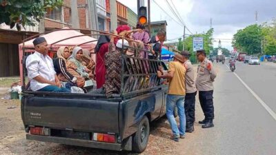 Satgas Preemtif Ops Ketupat Seulawah Imbau Mobil Barang Tak Angkut Penumpang