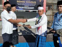 Ratusan WBP Lapas Kelas II B Bireuen Dapat Remisi Lebaran