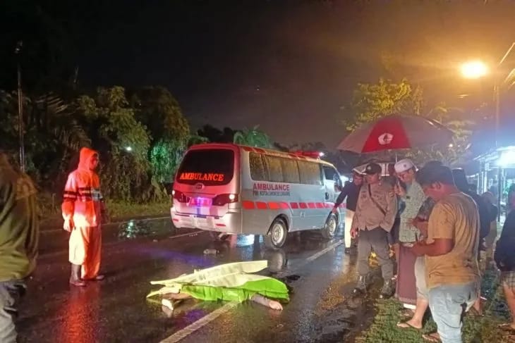 Heboh! Warga Lhokseumawe Temukan Mayat Tanpa Indentitas di Badan Jalan 1 mayat