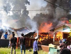 Lima Unit Rumah Warga di Agara Dilapap Si Jago Merah
