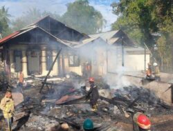 Akibat Arus Pendek Listrik, Dua Unit Rumah Warga di Aceh Besar Terbakar