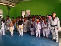 Puluhan Atlet Taekwondo Simeulue Ikut Ujian Kenaikan Tingkat