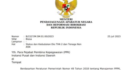 Surat Edaran MenpanRB