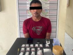 Polisi Tangkap Pengedar Narkotika di Lhokseumawe, 19 Paket Sabu Disita