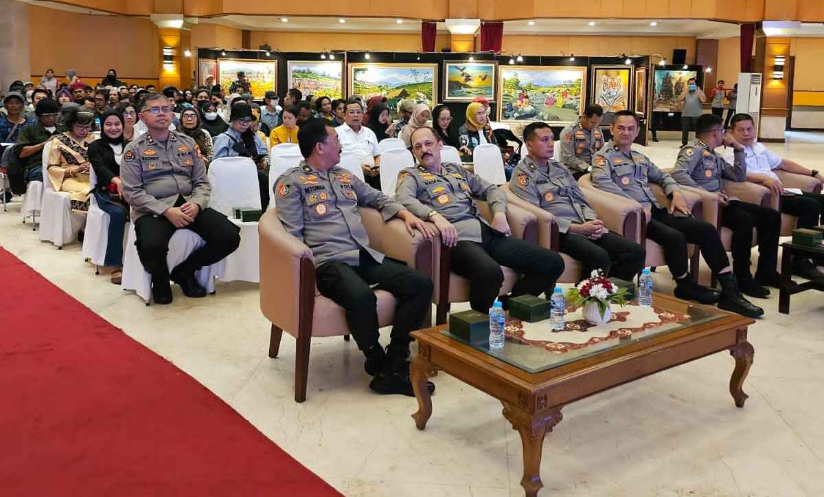 HUT Kemerdekaan RI, Lemdiklat Polri Gelar Lomba Seni Lukis 1 lemdiklat