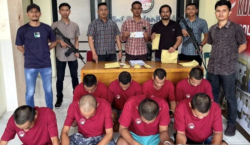 Polisi Tangkap Delapan Tersangka Pengedar Narkoba di Nagan Raya 1 pengedar