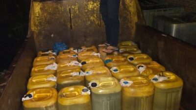 Ditreskrimsus Polda Aceh Gerebek Gudang Penyimpanan BBM Jenis Solar Subsidi Tanpa Izin