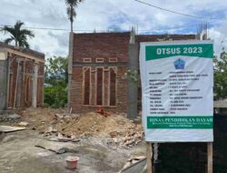 Proyek Pembangunan Rumah Dewan Guru MUQ Pijay Telan Anggaran Rp500 Juta