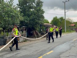 Polres Langsa Terjunkan Water Cannon Bantu Suplai Air Bersih Untuk Warga
