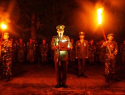 Danrem 012/TU Pimpin Apel Kehormatan dan Malam Renungan Suci di Makam Pahlawan