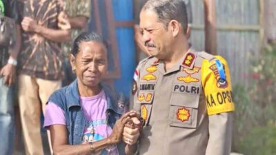 Warga Manumitin Dapat Hadiah Air Bersih dan Listrik Dari Polri