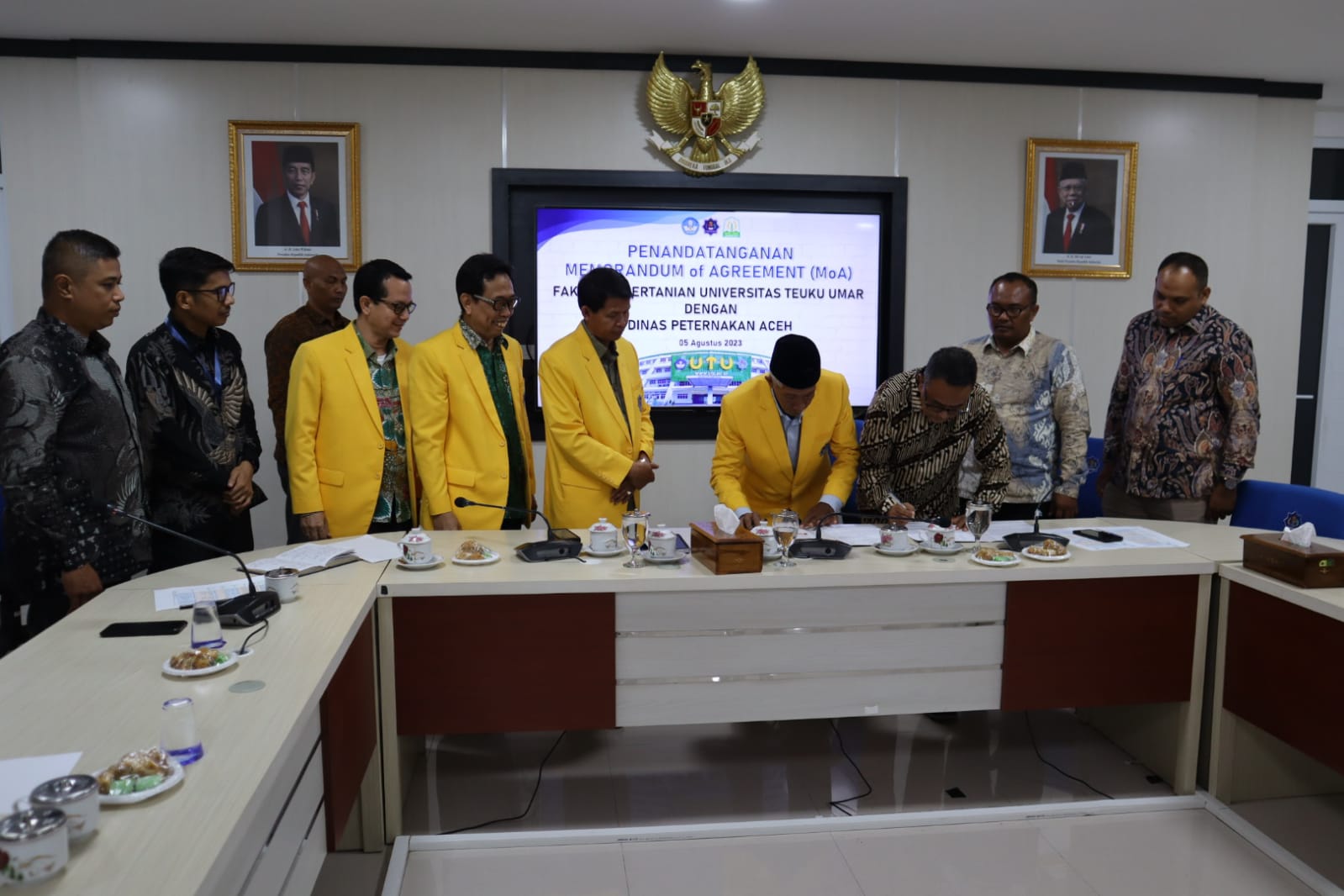 Disnak Aceh Teken Kerjasama Dengan Universitas Teuku Umar 1 disnak