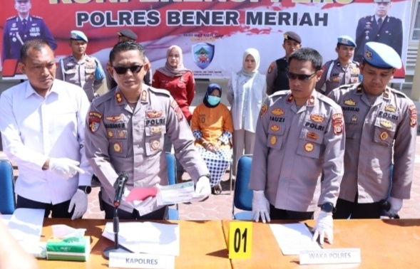 Polres Bener Meriah Ungkap Kasus Penipuan CPNS, Satu Pelaku Diamankan 1 konferensi pers kasus penipuan cpns