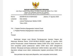 Berikut Jadwal Terbaru Seleksi CPNS dan PPPK Tahun 2023