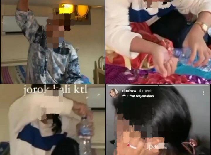video oknum mahasiswi siram muka di kasur km sabuk nusantara viral, salah seorang orang tua minta maaf