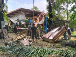Akibat Hujan Deras dan Angin Kencang, Empat Rumah Warga di Aceh Timur Rusak