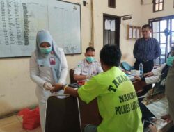 Puluhan Tahanan Polres Lhokseumawe Lakukan Tes HIV dan IMS