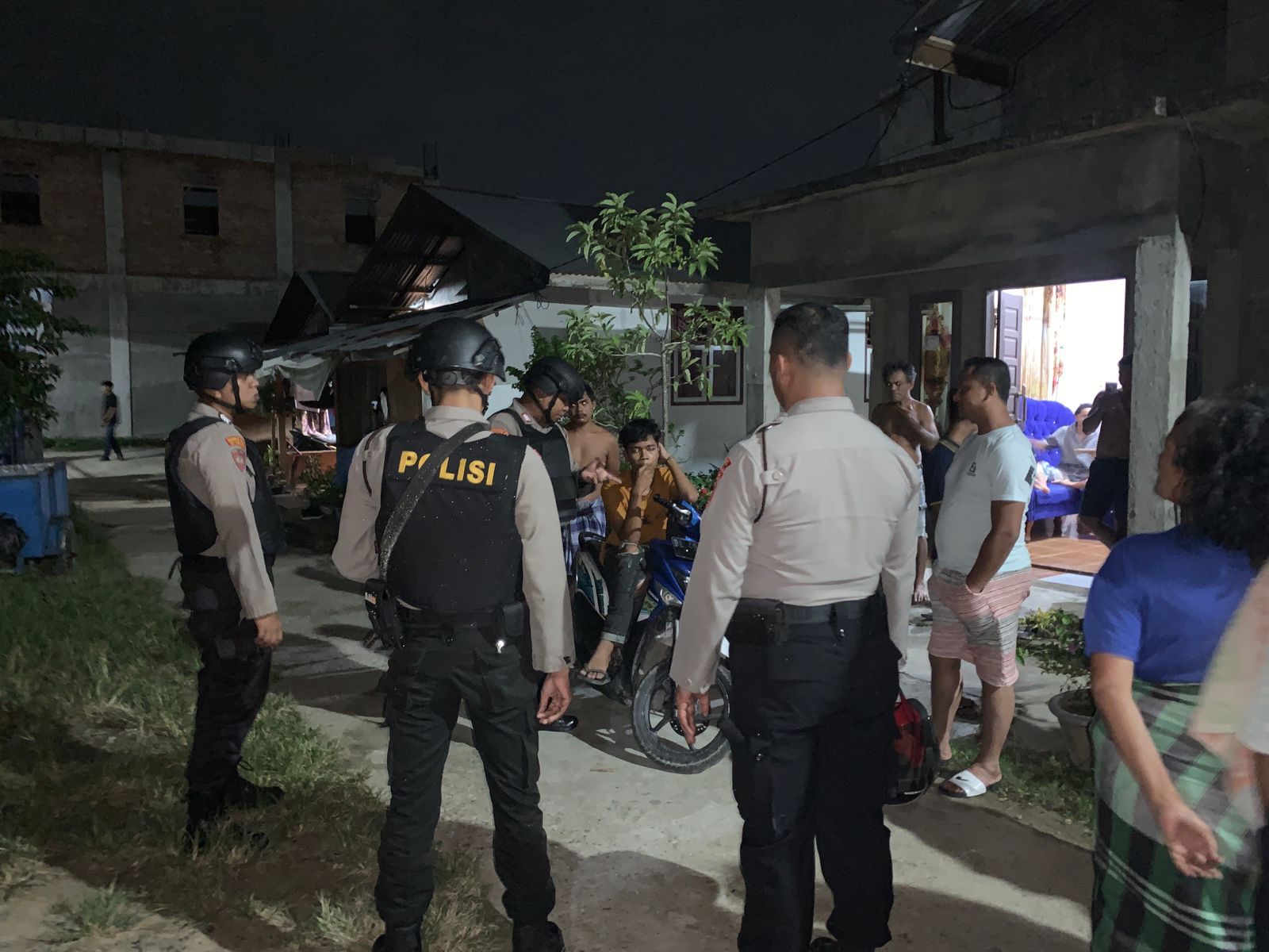 Tim Patroli Sat Samapta Polres Langsa Gagalkan Aksi Tawuran Sekelompok Remaja 1 tim