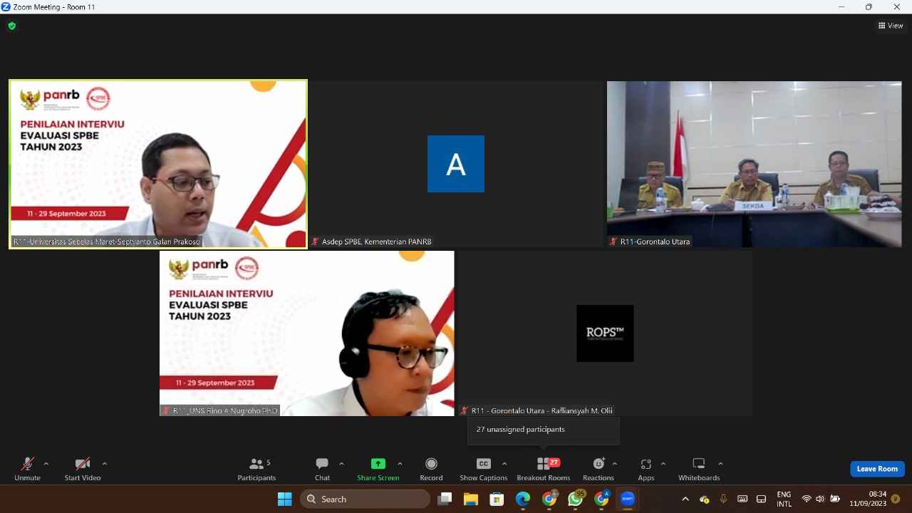 PANRB Mulai Penilaian Interviu Evaluasi SPBE 2023 1 PANRB Mulai Penilaian Interveu Evaluasi SPBE 2023