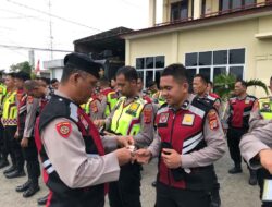 Personel Sat Samapta Polres Langsa Rutin Lakukan Pemeriksaan Kelengkapan