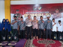 Alumni Akabri 1991 Polda Aceh Bagikan 100 Paket Sembako untuk Santri